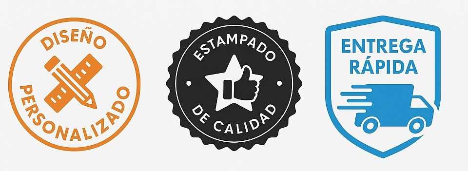 diseño, estampado y entrega