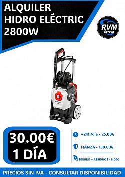 HIDROLAVADORA ELÉCTRICA 2800W