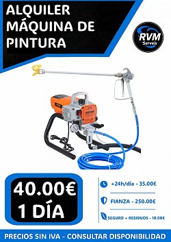 ALQUILER MÁQUINA DE PINTAR