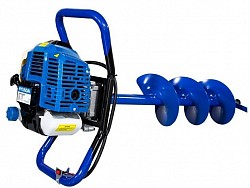 290.00€ IVA INCL. - Ahoyadora gasolina Hyundai HYEA5080 50 cc **INCLUYE CONJUNTO DE BROCAS Ø100, 150 Y 200MM**