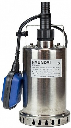 125.00€ IVA INCL. - Bomba de agua Hyundai HY-EPIC400 Acero inoxidable 8100 l/h