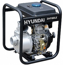 906.00€ IVA INCL. - Motobomba diésel para aguas limpias Hyundai DHY80LE 33 m