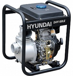 966.00€ IVA INCL. - Motobomba para aguas limpias Hyundai DHY100LE diésel 418 cc