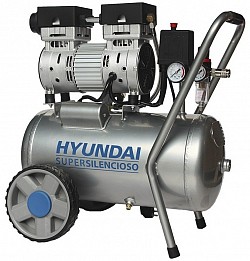 202.00€ IVA INCL. - Compresor silencioso Hyundai HYAC24-1S 125 l/m