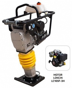 2165.00€ IVA INCL. - PISÓN COMPACTADOR KP-CT-73P-L2 MOTOR LONCIN LC165F-3H, 73KG